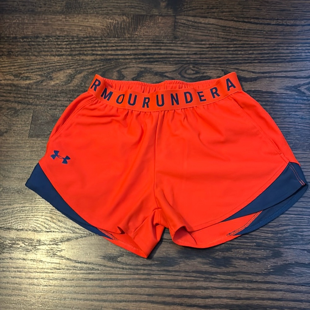 Hot Orange/Pink Athletic Under Armour Shorts size S XS